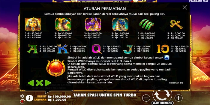 Simbol-dan-Nilai-Pembayaran-Slot-Fortune-of-Giza